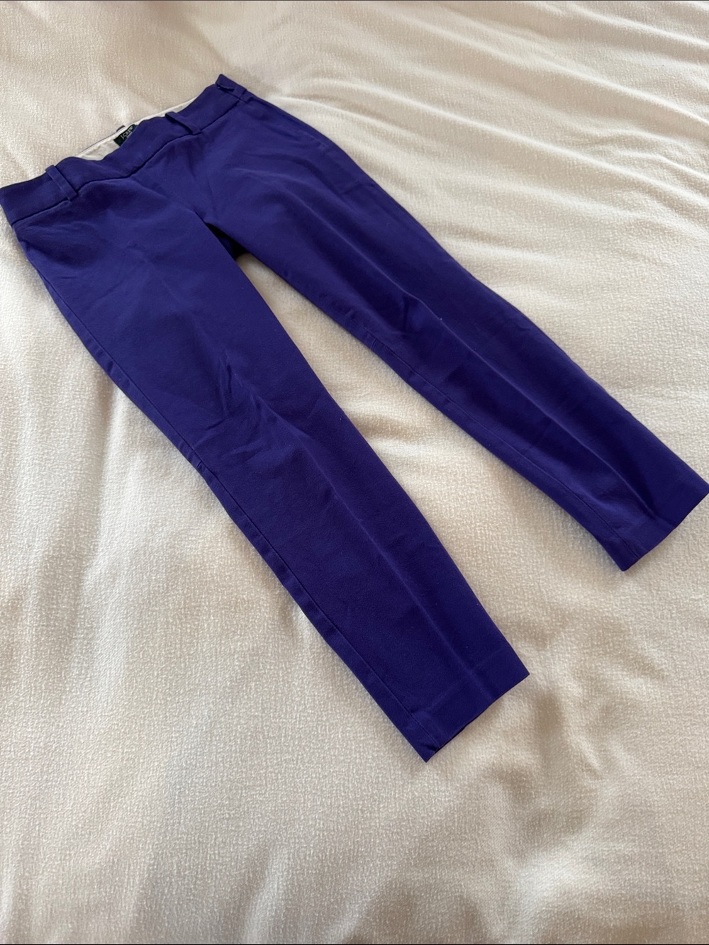 J. Crew Women’s Slim Chinos in Vibrant Purple